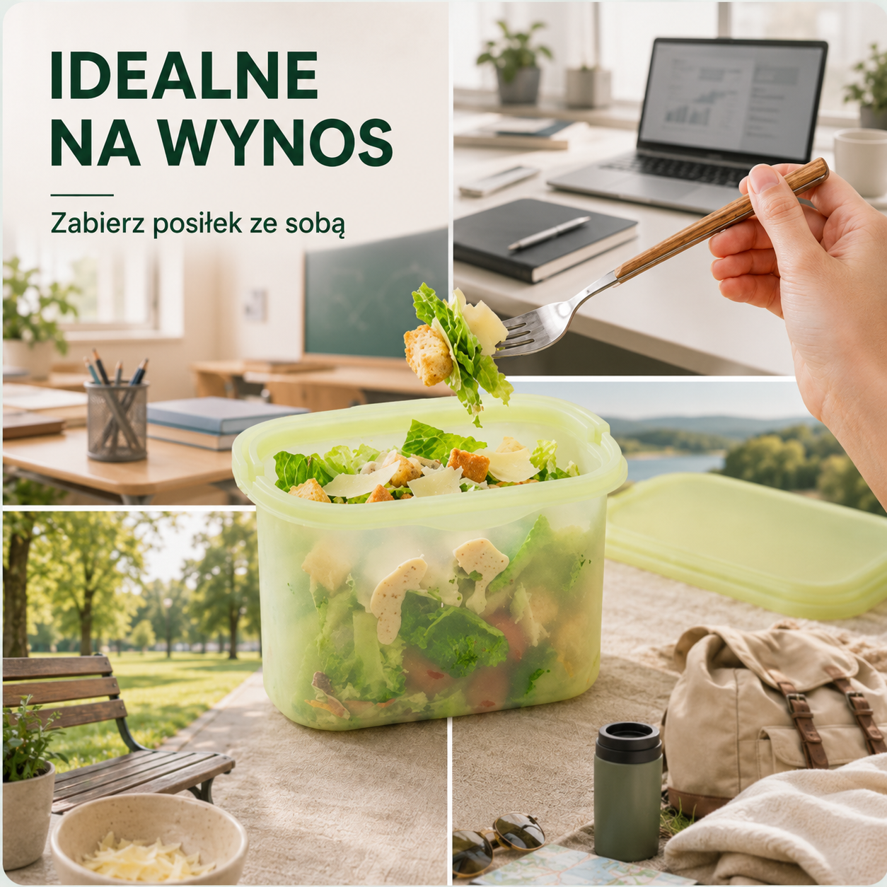 FlexiBox na lunch do pracy, szkoły i w podróż