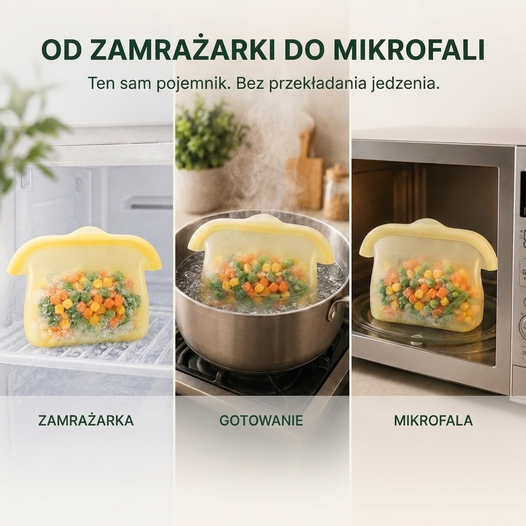 FlexiBox do mrożenia, przechowywania i podgrzewania jedzenia
